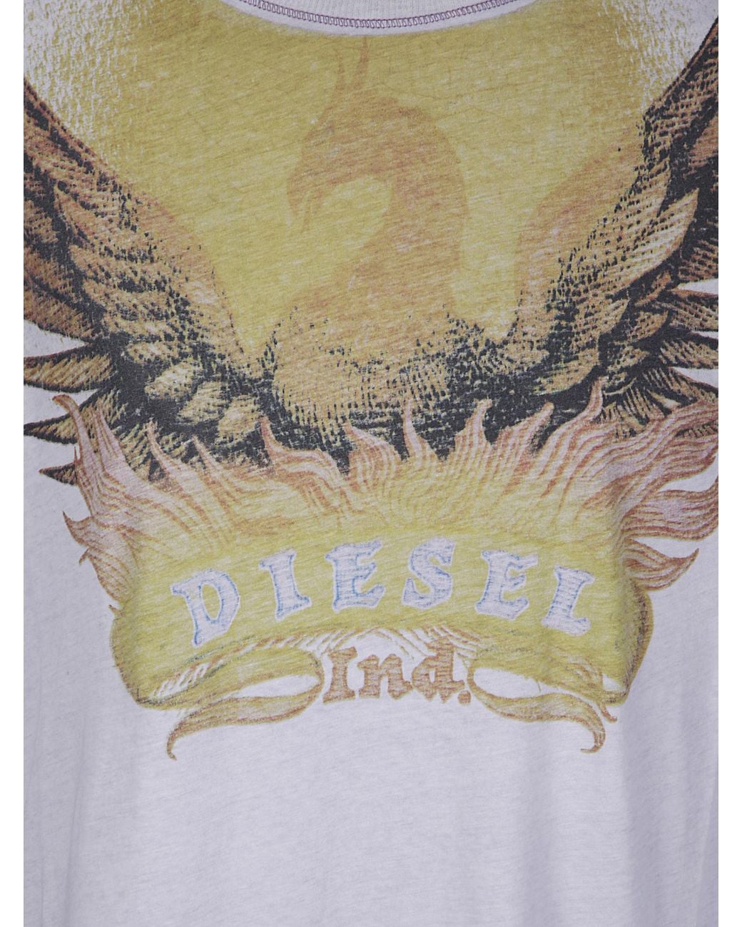 DIESEL Purple Thilary Long Sleeve Graphic T-Shirt