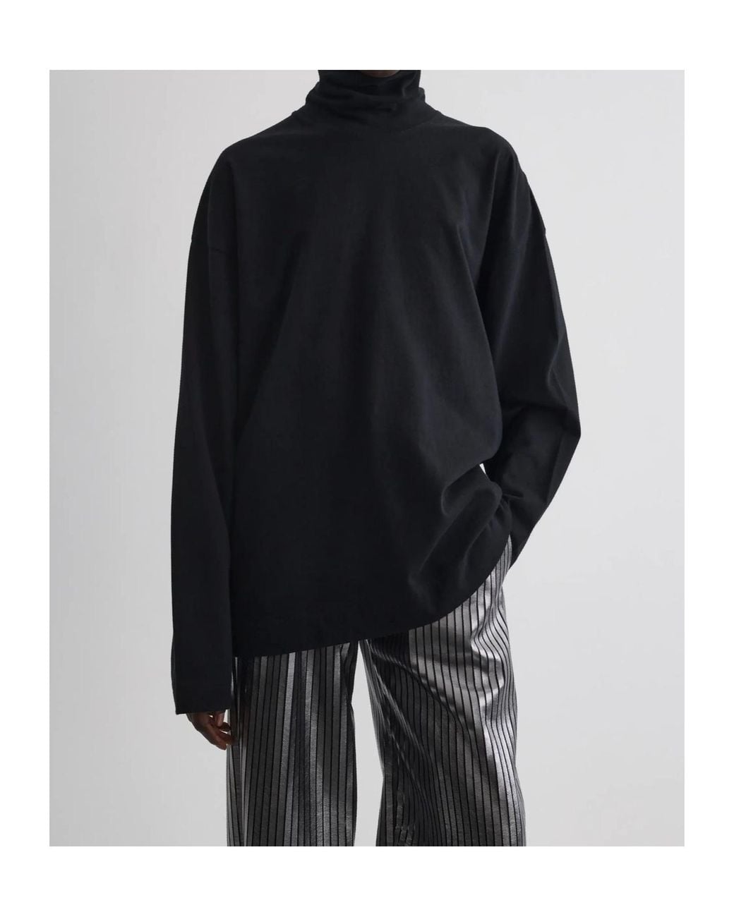 Phoebe Philo Blue Relaxed Long Sleeve Jersey