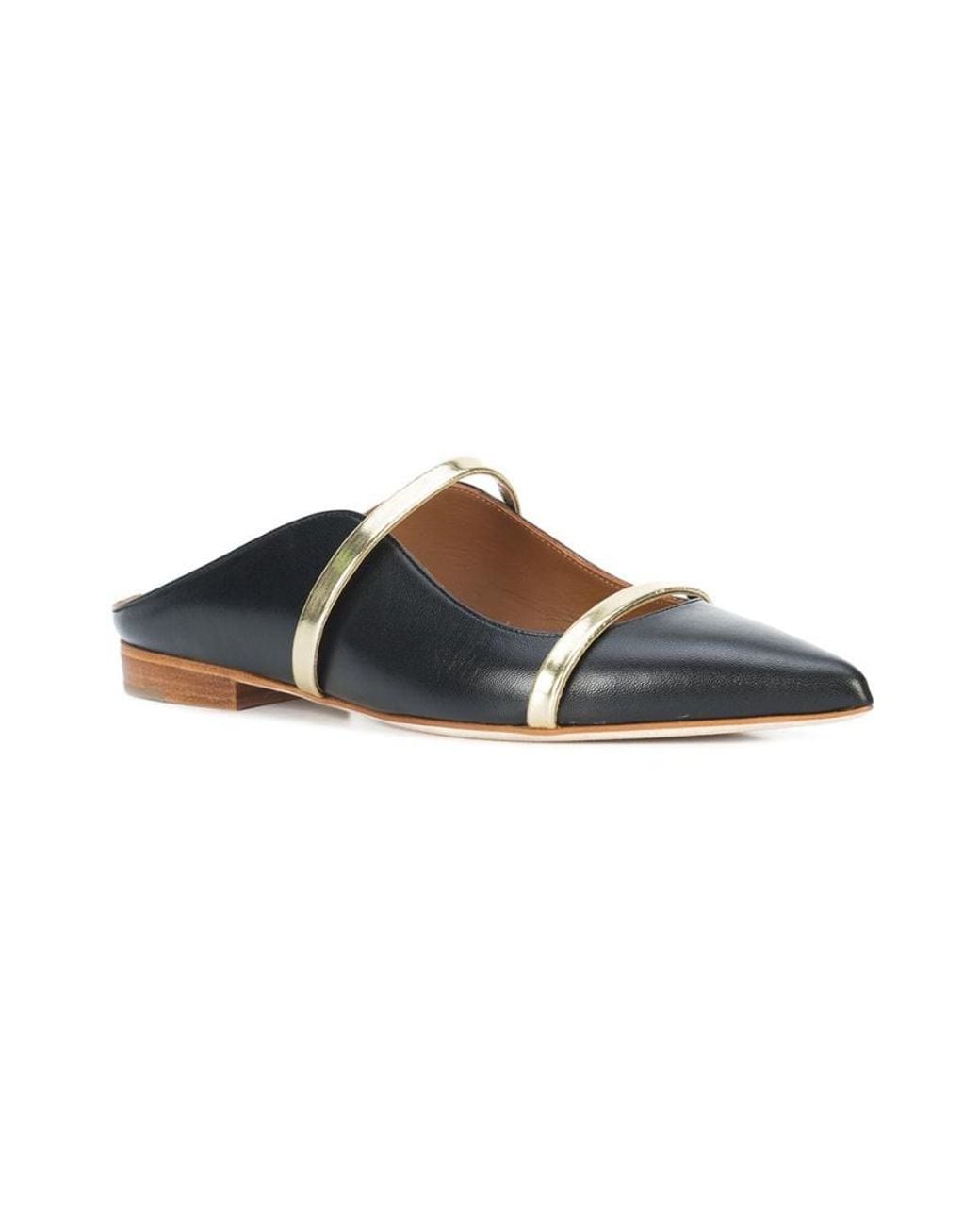 Malone Souliers Black Maureen Flat Shoes