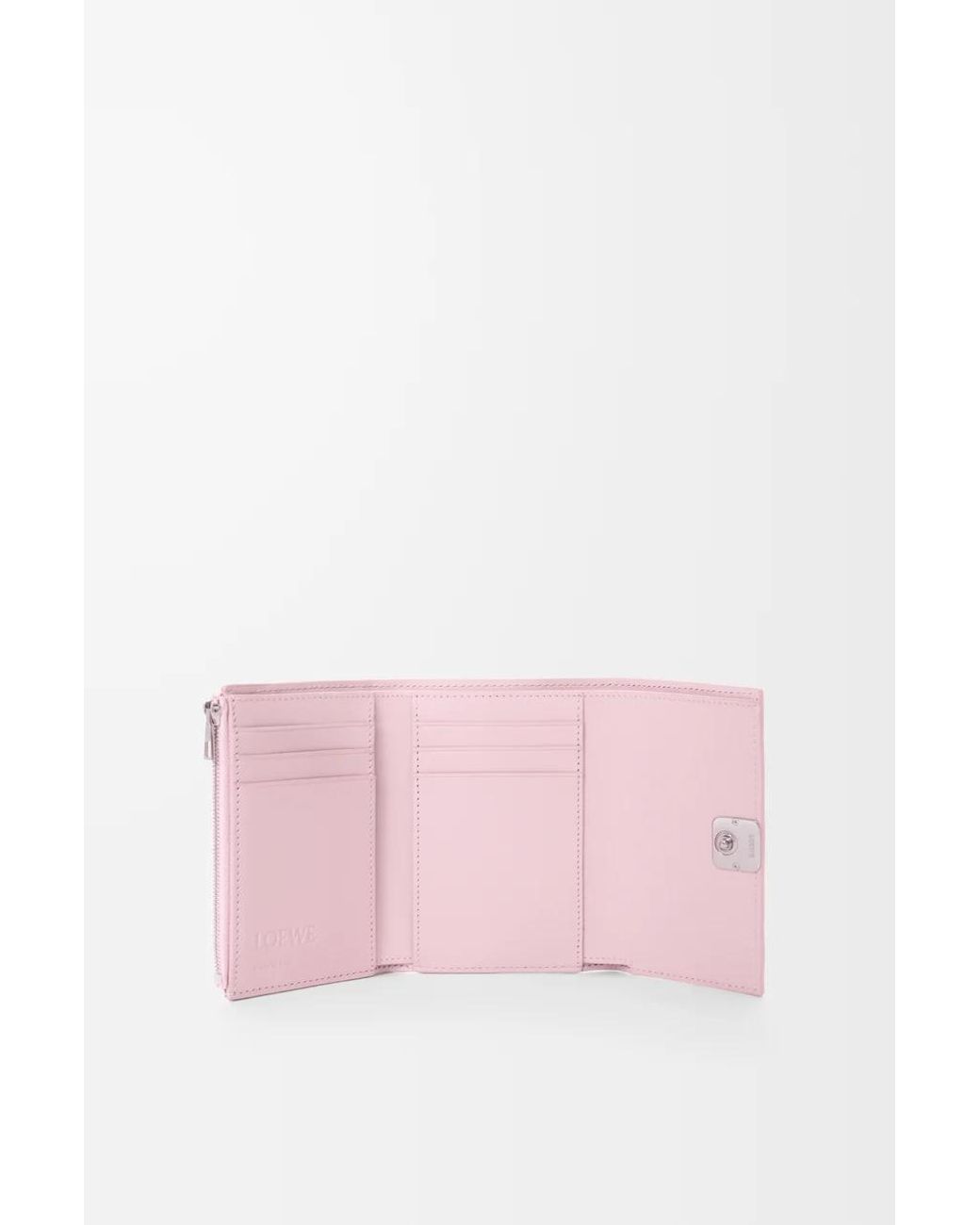 Loewe Pink Anagram Small Vertical Wallet
