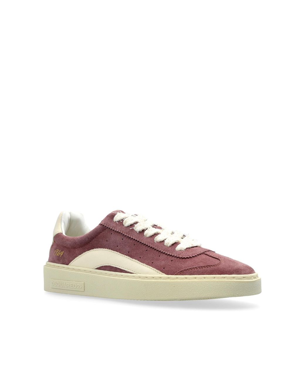 DSquared² Brown Low Up Rider Sneakers