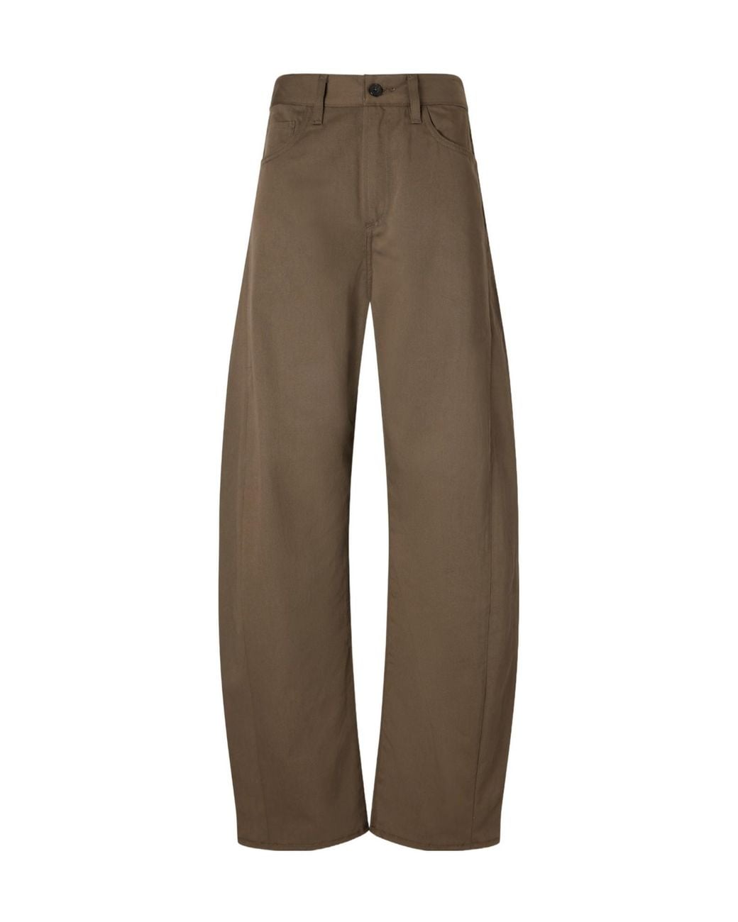 Agolde Brown Luna Wide-Leg Trousers
