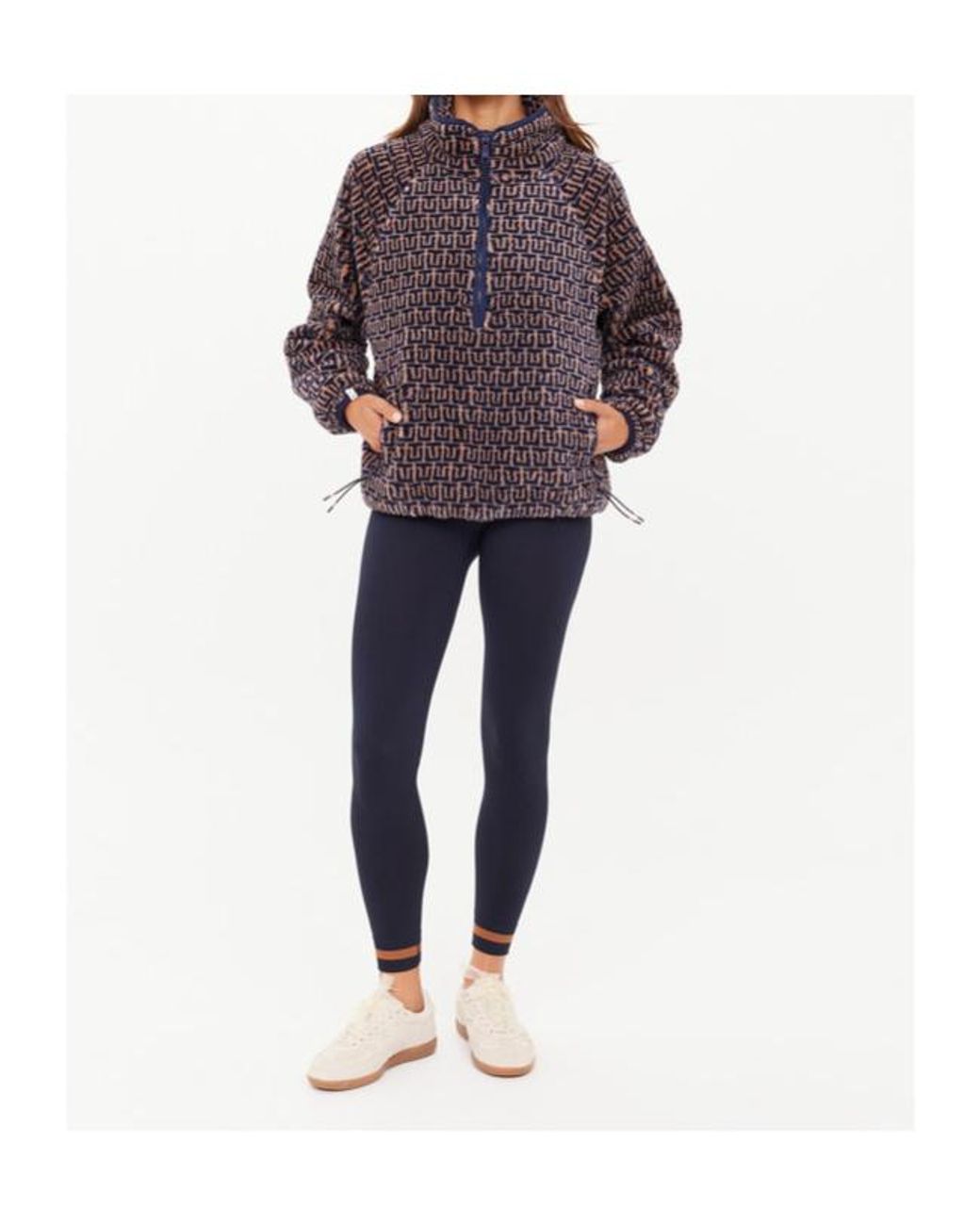 The Upside Brown Castilla Harlow Monogram Sweatshirt