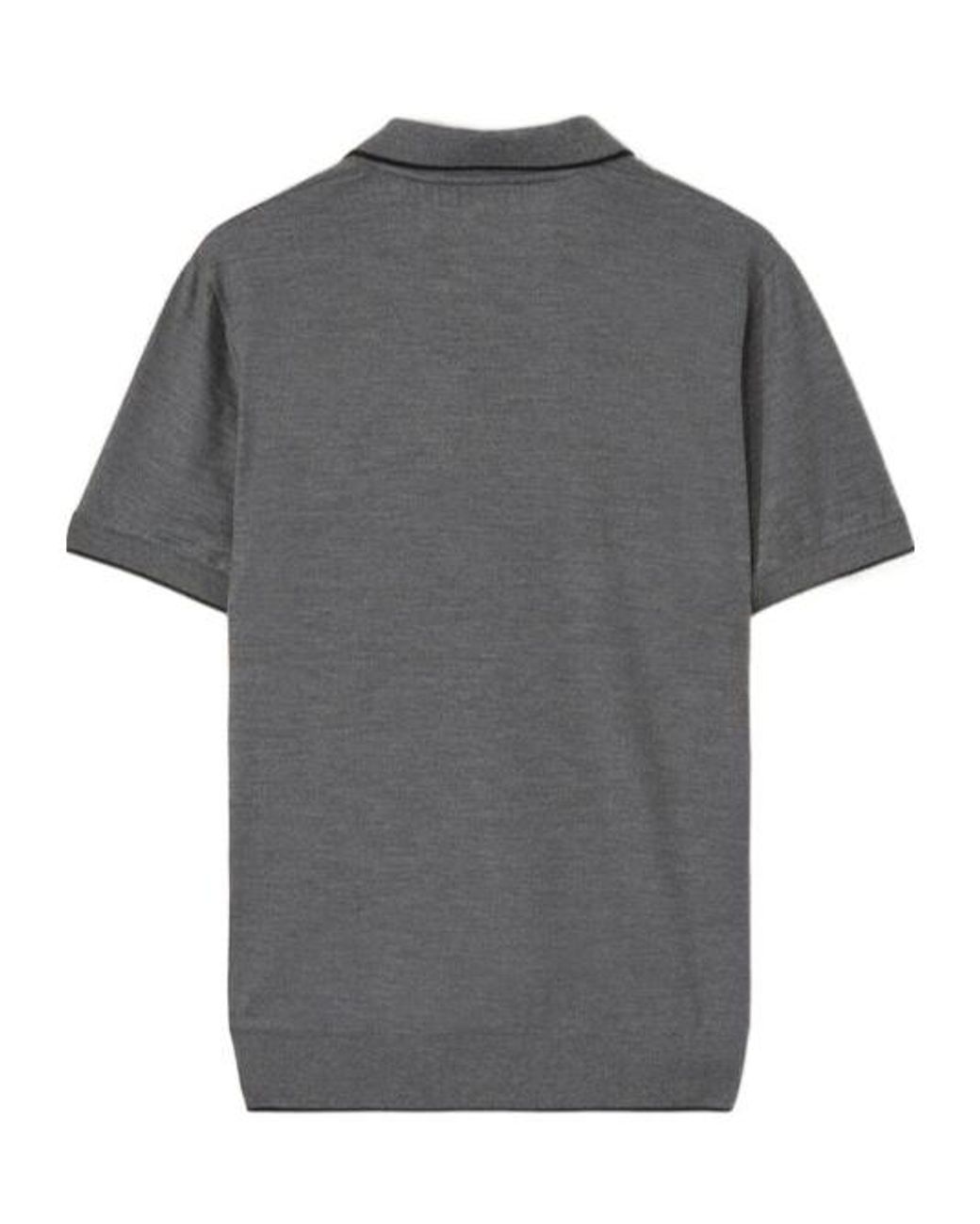 Loro Piana Gray Waitaki Polo Shirt for men
