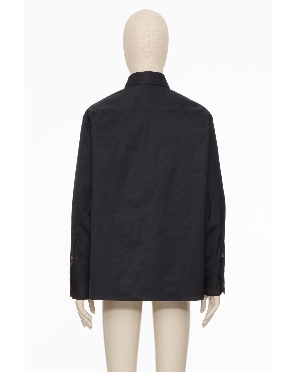 Valentino Blue ヴァレンティノ Vlogo シグネチャー ボタンアップ シャツ ジャケット for men