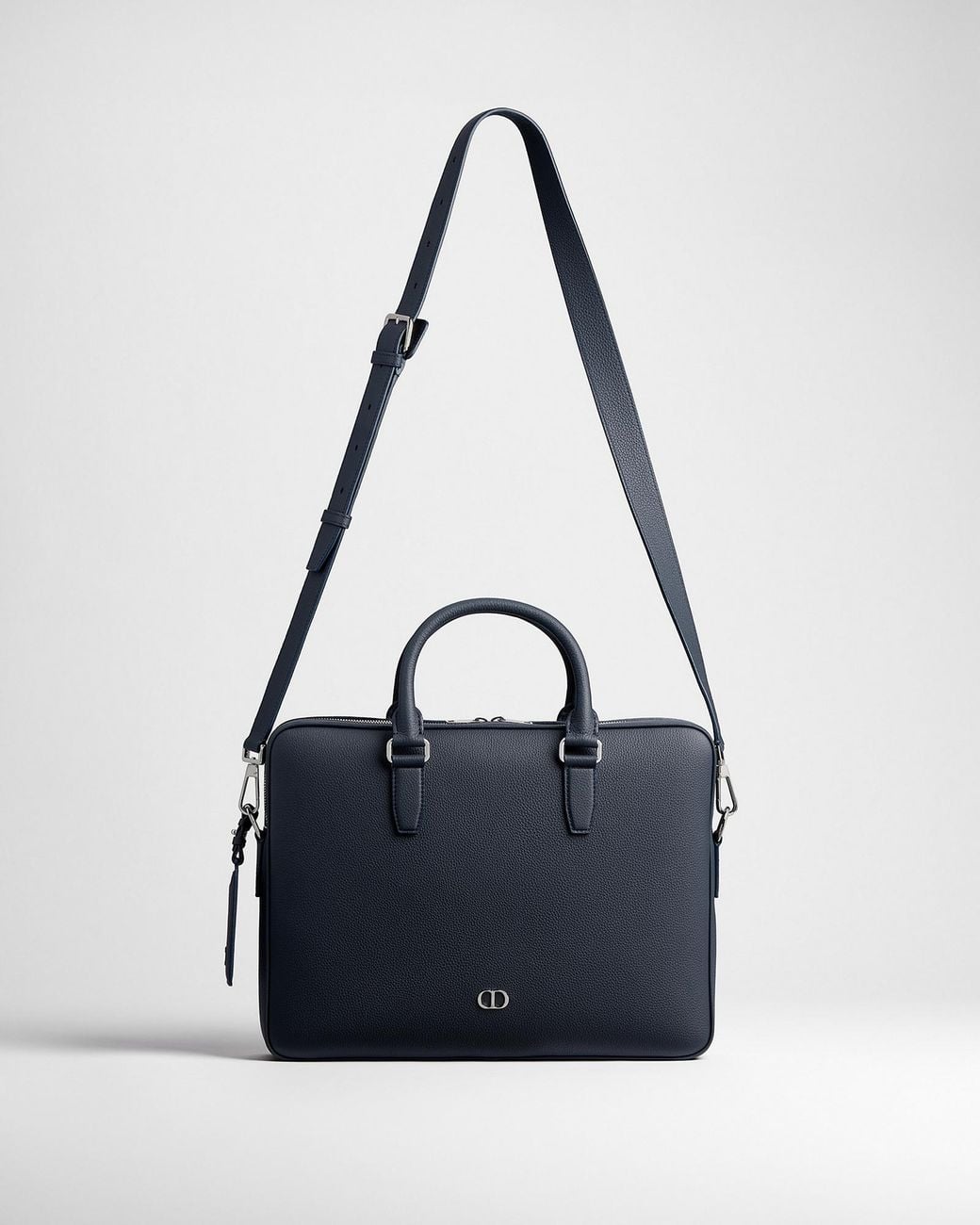 Dior Cd Icon Zipped Briefcase in Blue for Men | Lyst