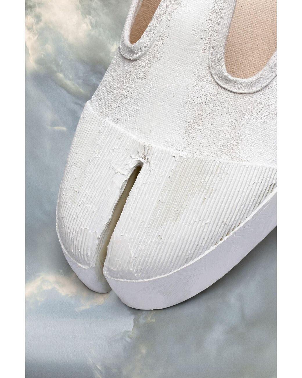 Maison Margiela White Mary Jane Tabi Sneakers for men