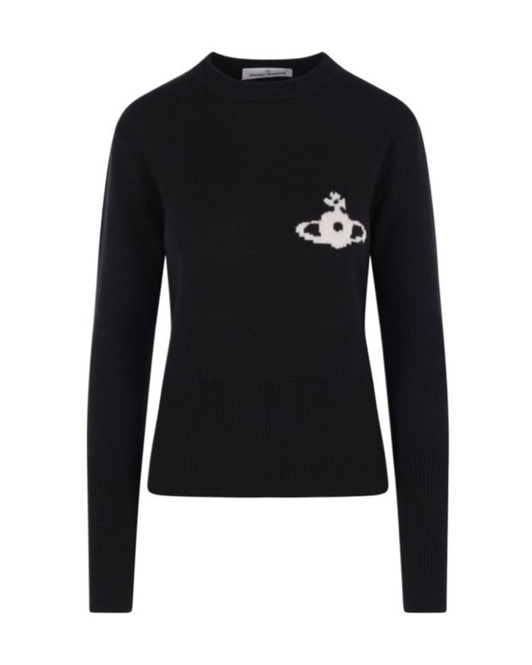 Vivienne Westwood Black Katie Orb Knitted Sweater