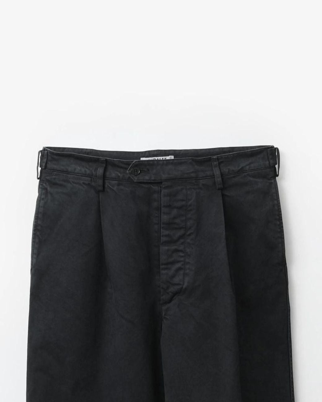 Auralee Black Casual Trousers With Belt Loops for men