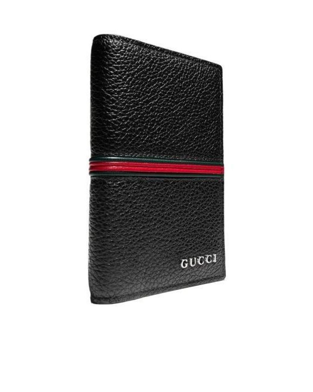 Gucci Black Card Case With Web for men