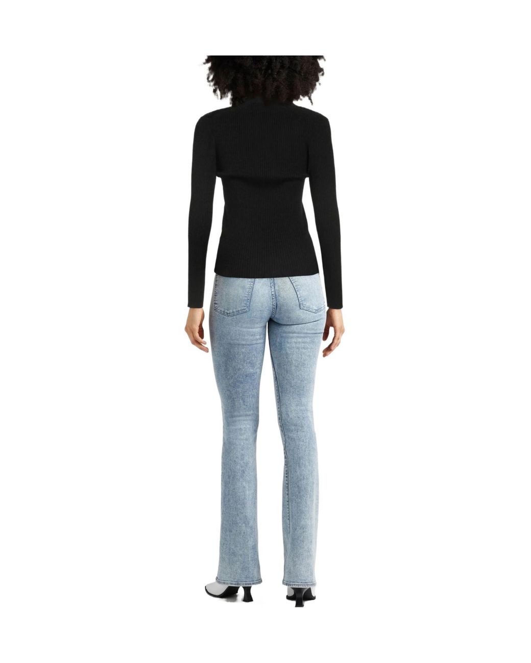 Isabel Marant Black Simple Solid-Colored Knit Top