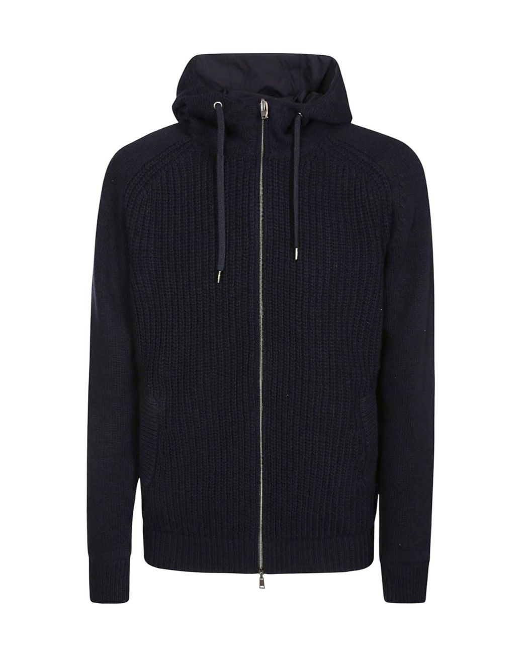 Herno Blue Infinity Reversible Drawstring Hooded Jacket for men