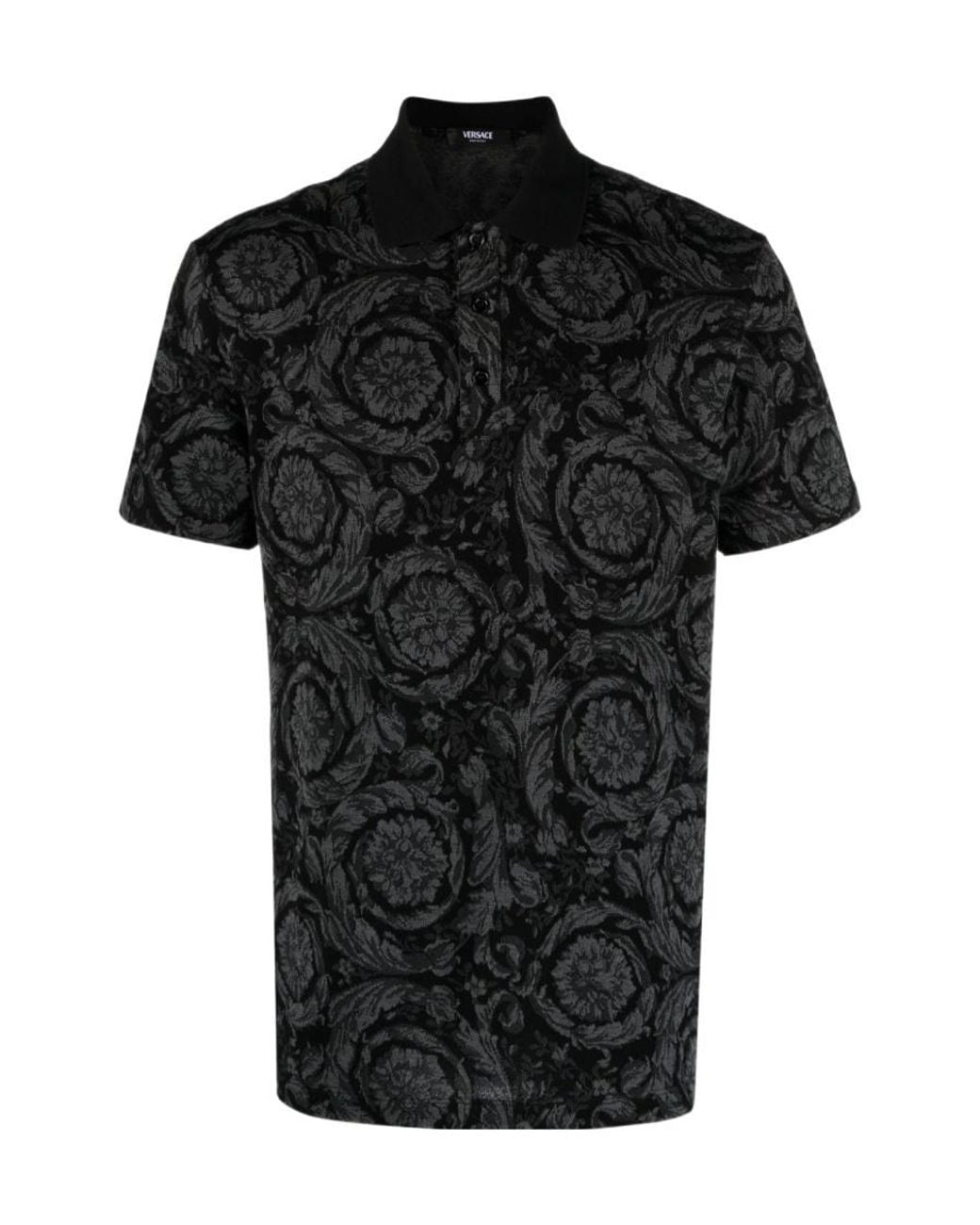 Versace Black Polo Shirts for men