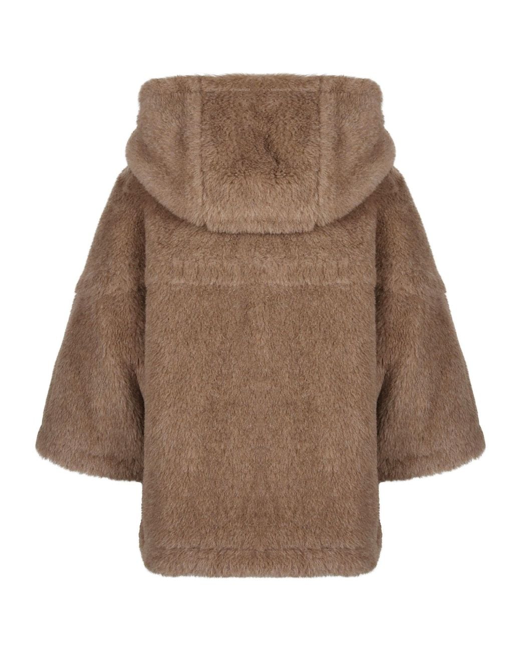 Max Mara Natural Zip-Up Hooded Jacket