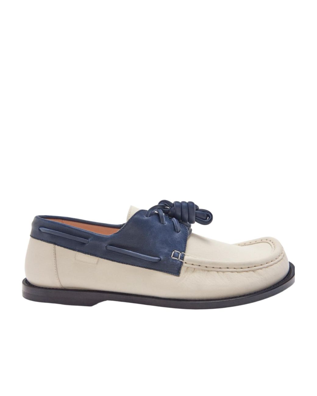 Loewe Blue Campo Boat Shoes for men