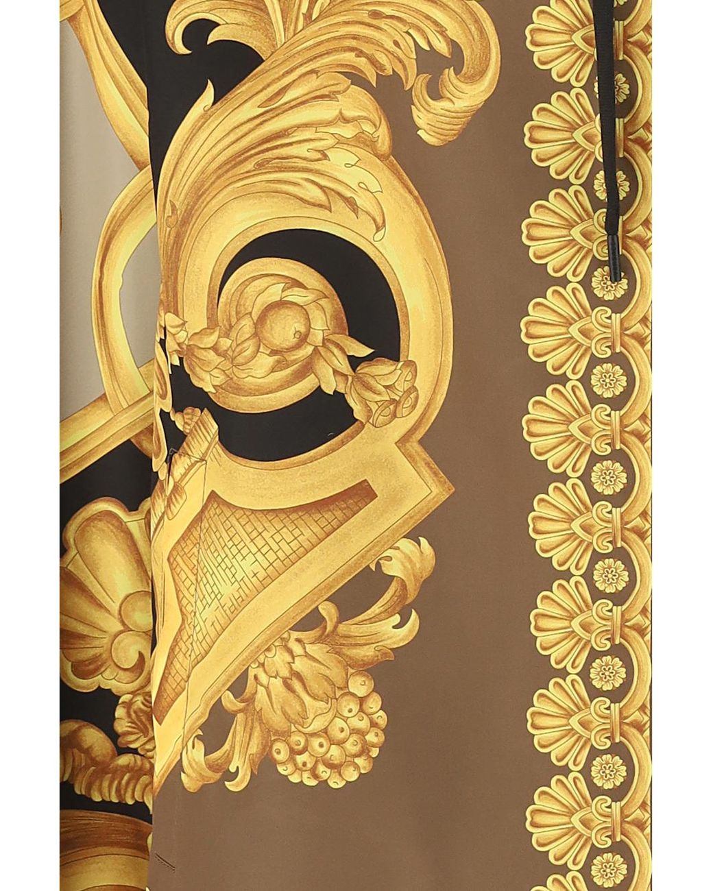 Versace Metallic Zip-Up Printed Jacket for men