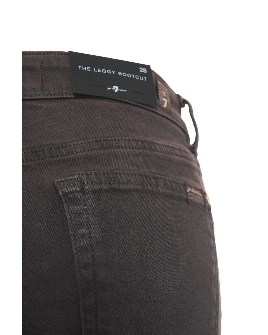 7 For All Mankind Black Flared Jeans