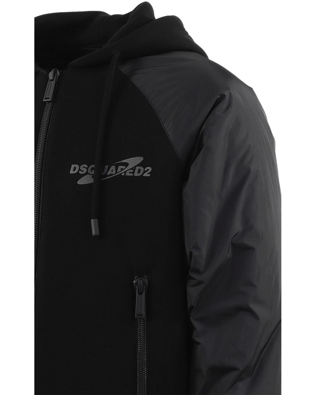 DSquared² Black Long-Sleeved Casual Jacket for men