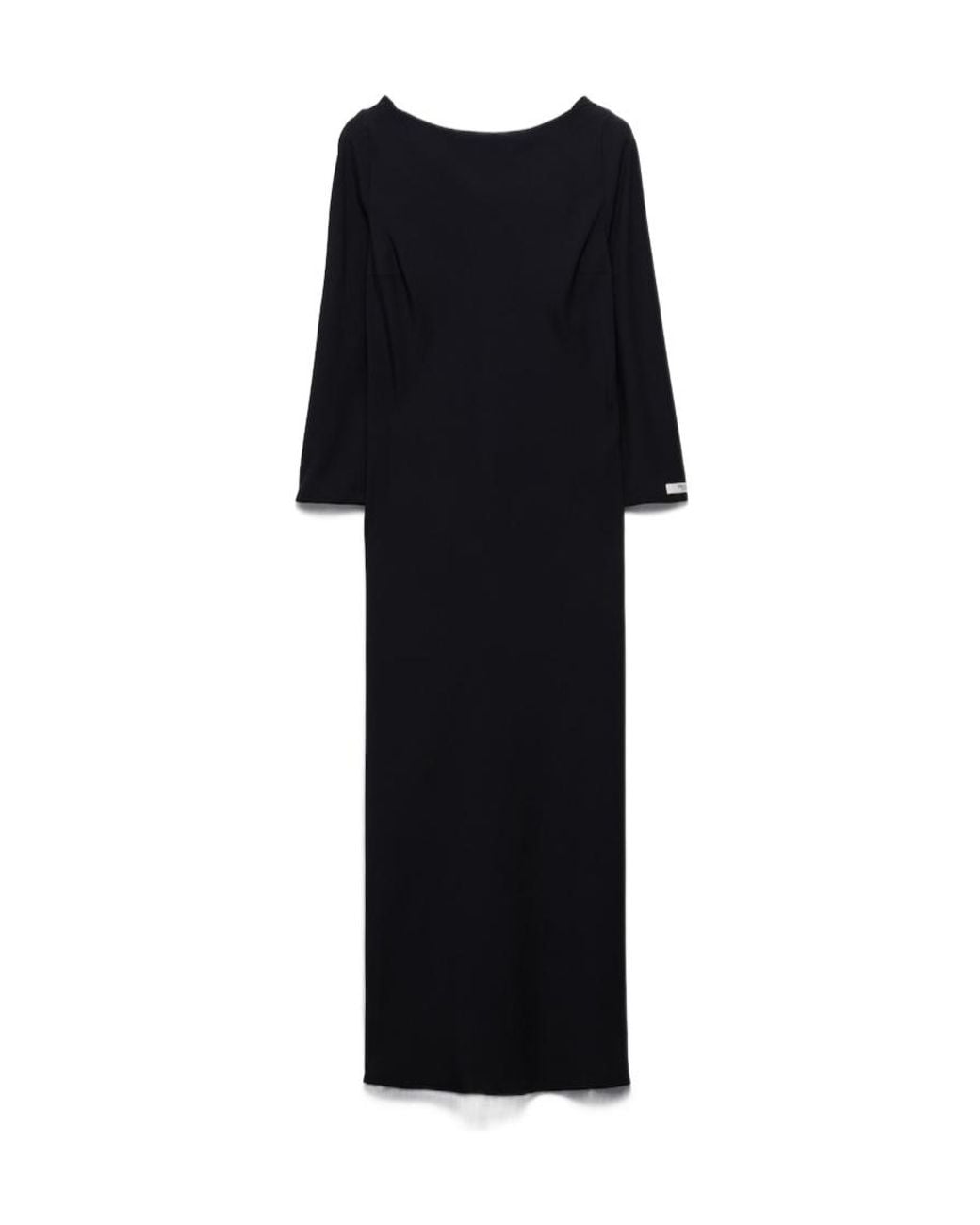 Prada Black Sablé Dress