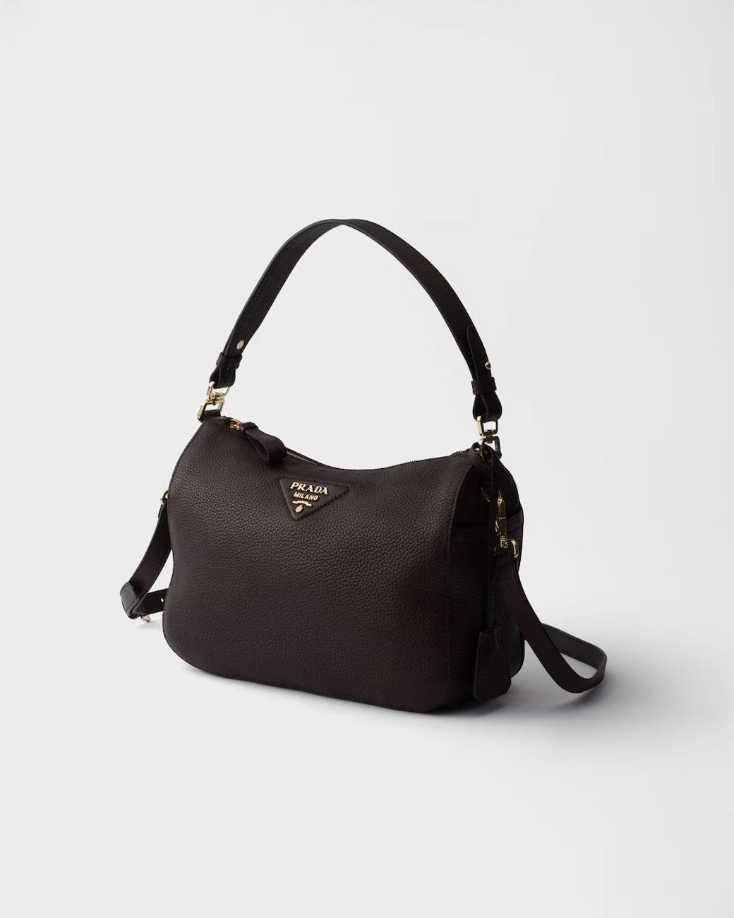 Prada Black Pelle Medium Shoulder Bag