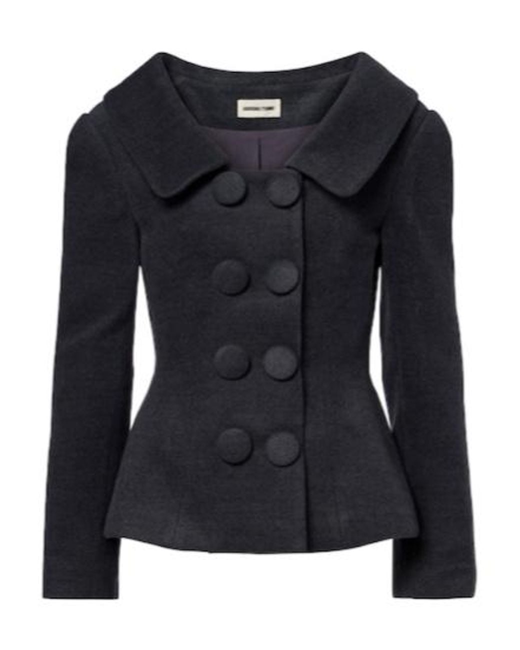 ShuShu/Tong Black Wool And Silk-Blend Blazer