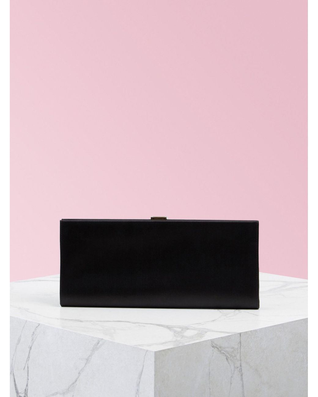 Roger Vivier Black Buckle Embellished Clutch Bag