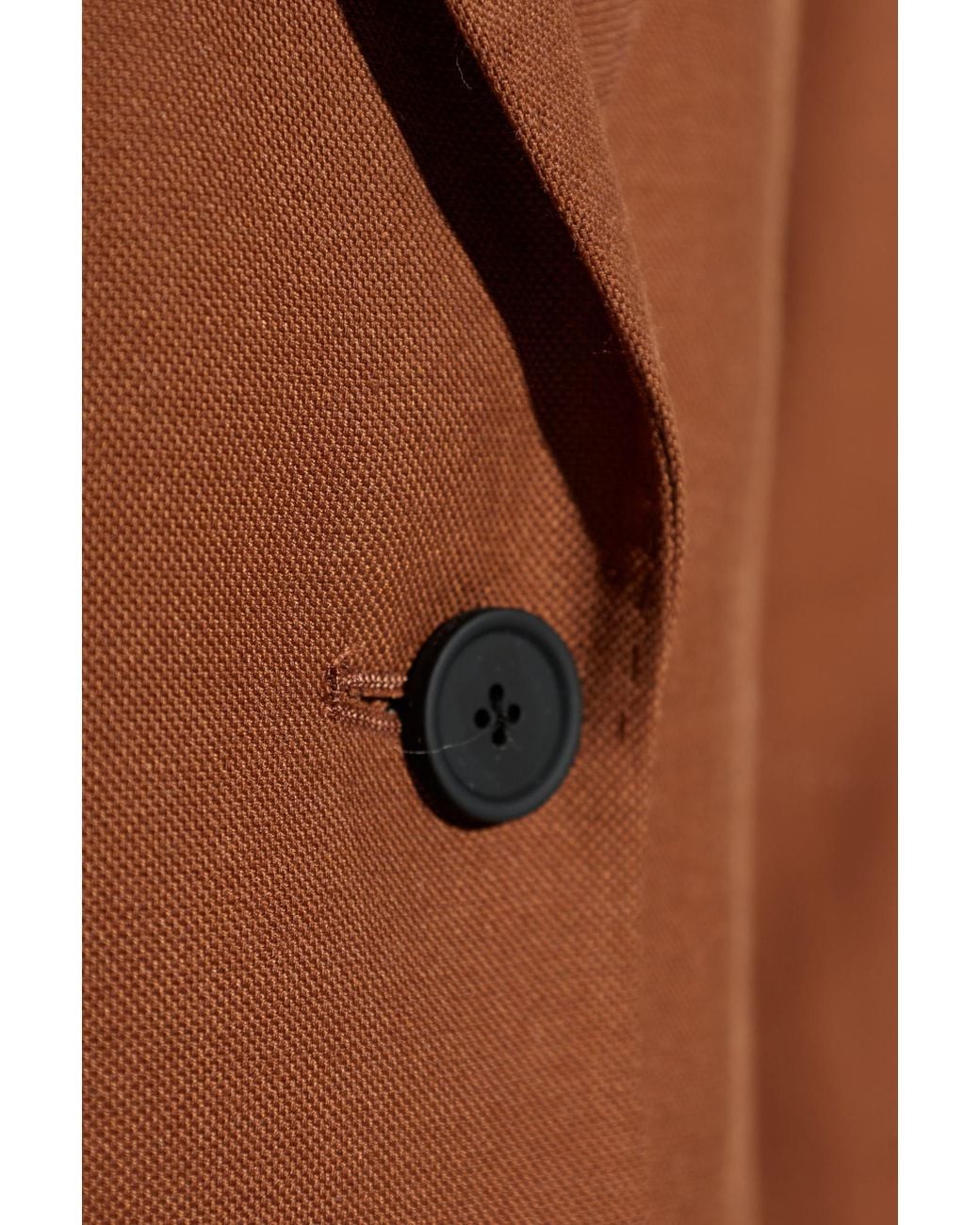 AllSaints Brown Beck Single-Breasted Blazer
