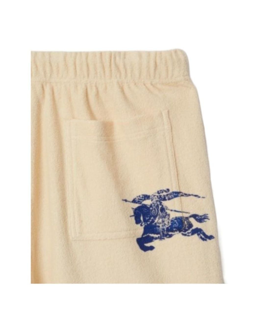 Burberry Natural Ekd Jacquard Drawstring Shorts
