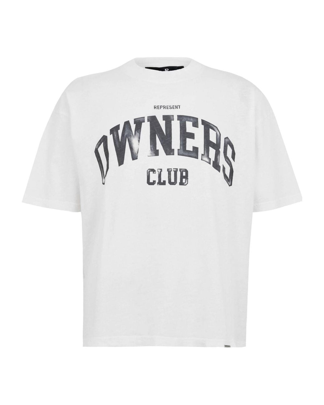 Represent White Oversized T-Shirt for men