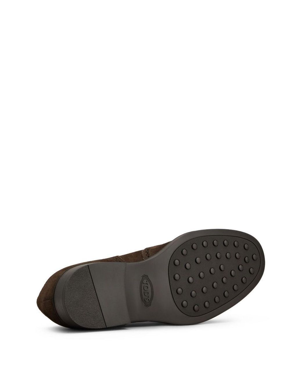 Tod's Brown Panelled Derby Shoes for men