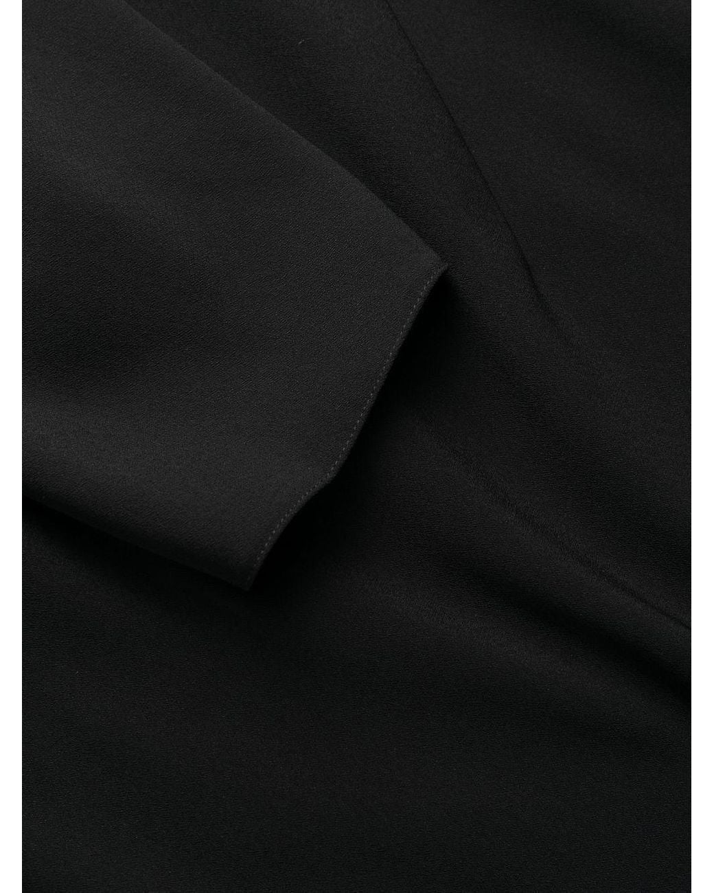 DSquared² Black Logo Plaque On-Shoulder Mini Dress