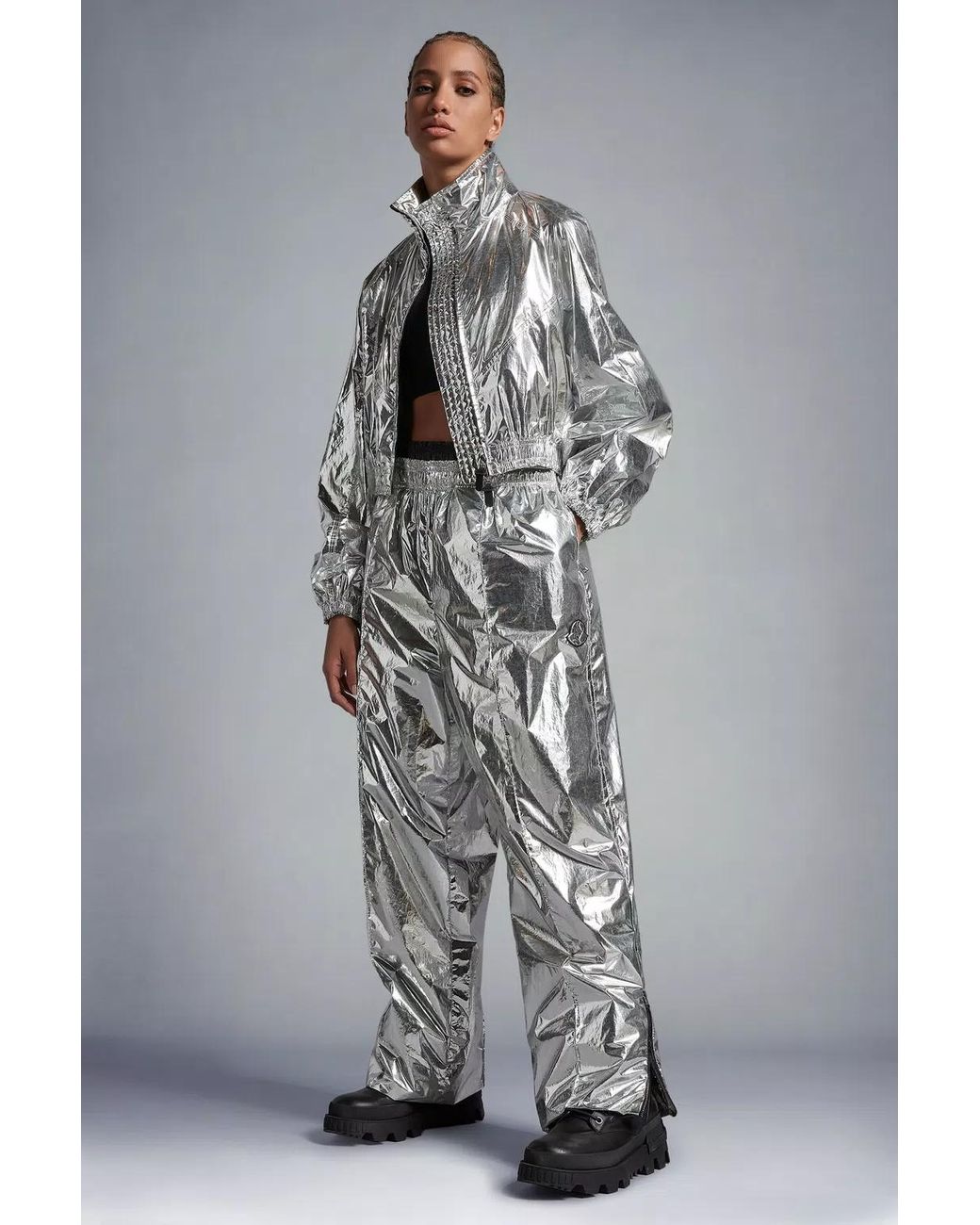 Moncler White Flatbush Windbreaker