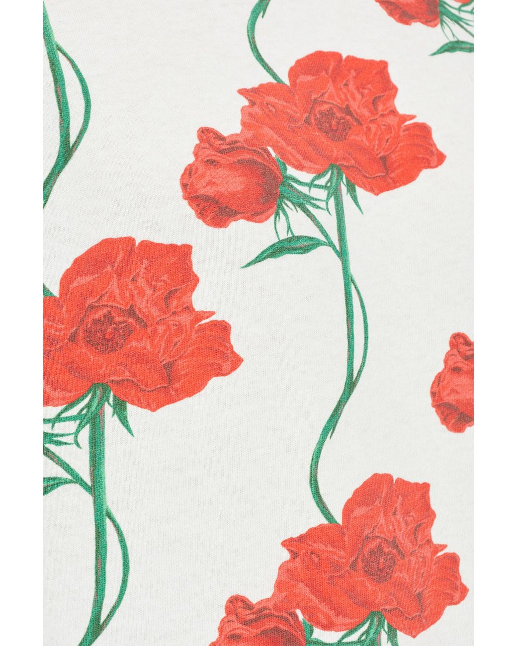 KENZO White Archive Rose Crewneck T-Shirt for men