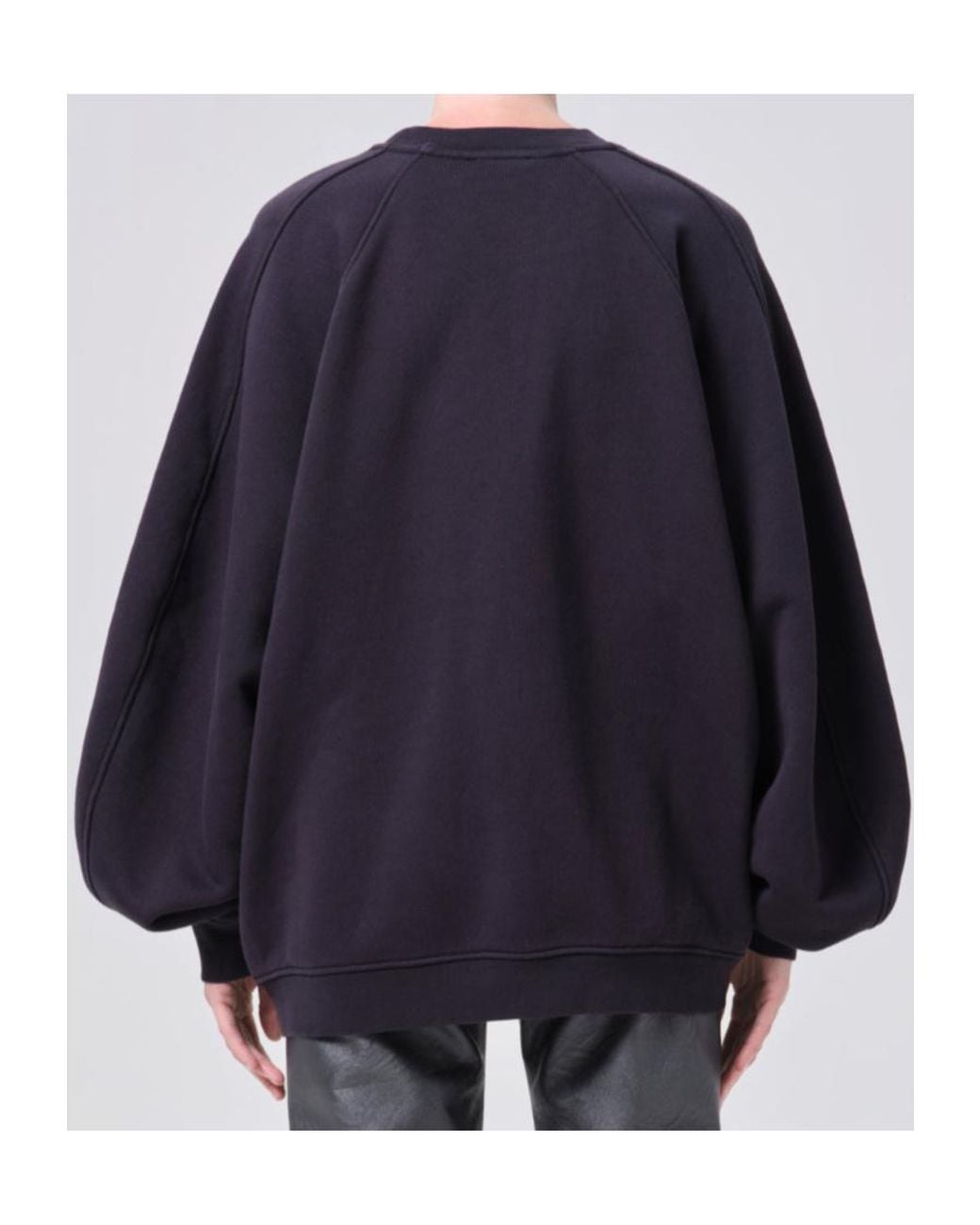 Agolde Black Valma Sweatshirt