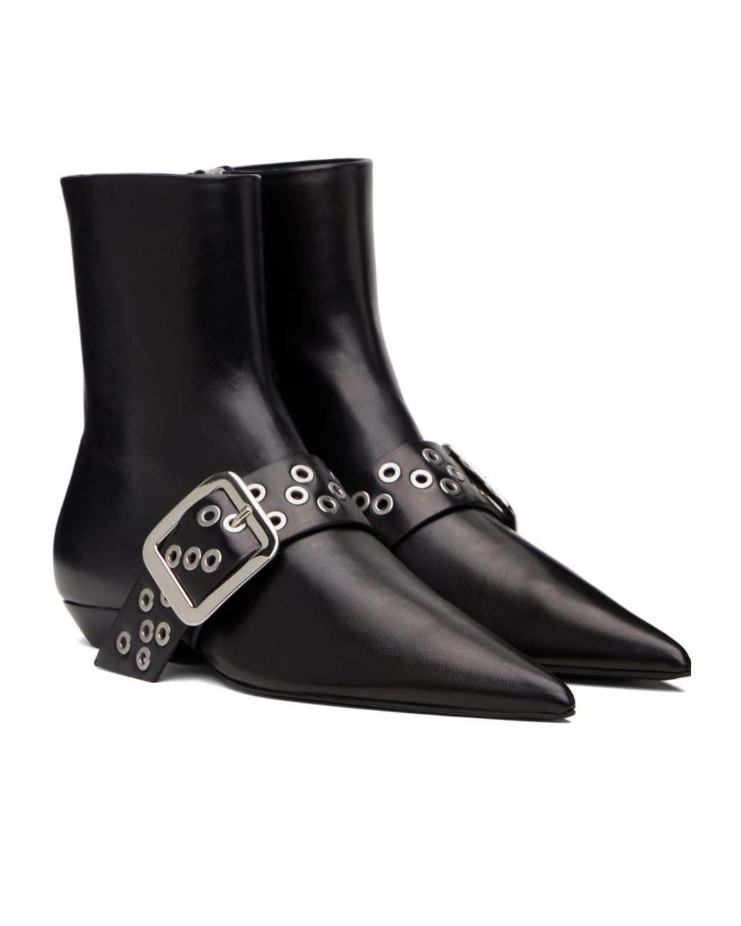 Jil Sander Black Ankle Boots