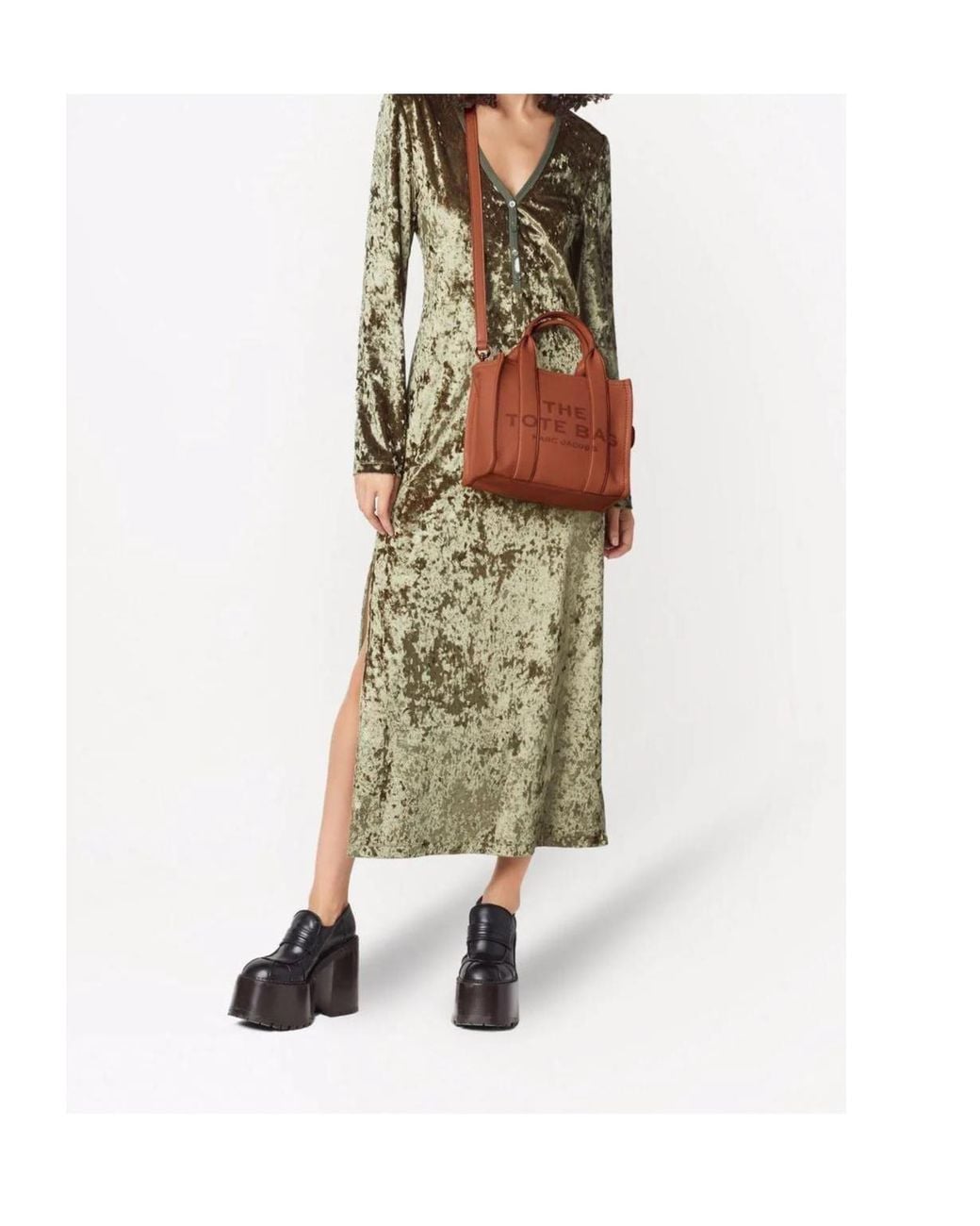 Marc Jacobs Brown Mini Traveler Tote Bag