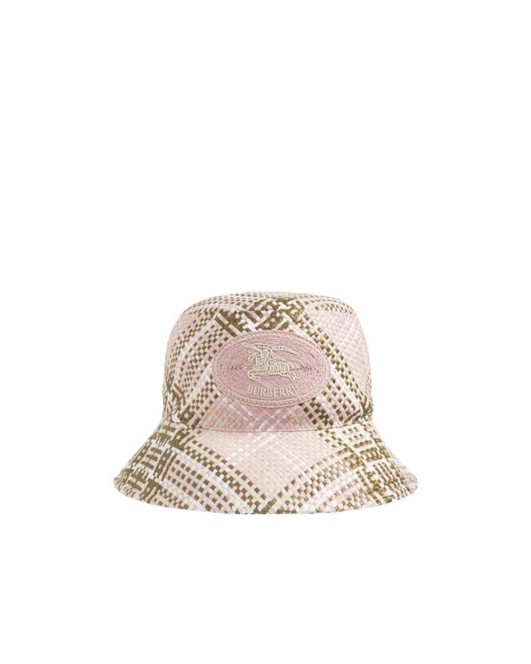 Burberry Natural Knight Stamp Bucket Hat for men