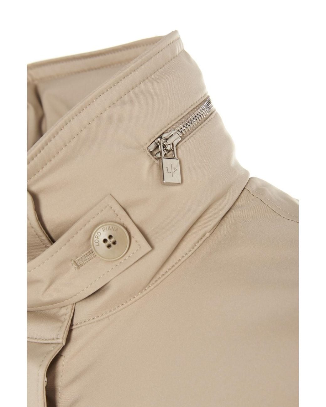 Loro Piana Natural Windmate Zip-Up Jacket