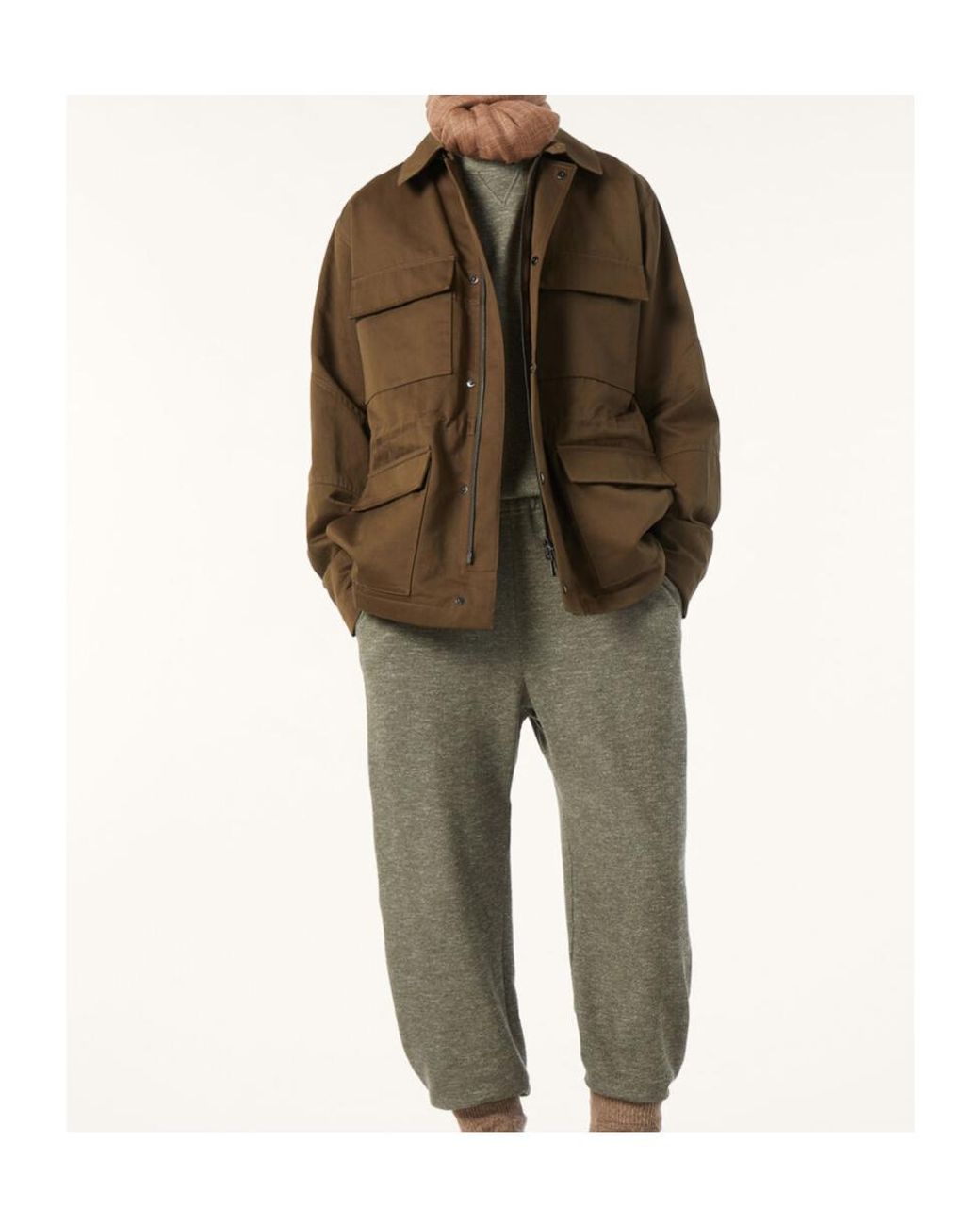 Loro Piana Brown Harstad Field Jacket for men