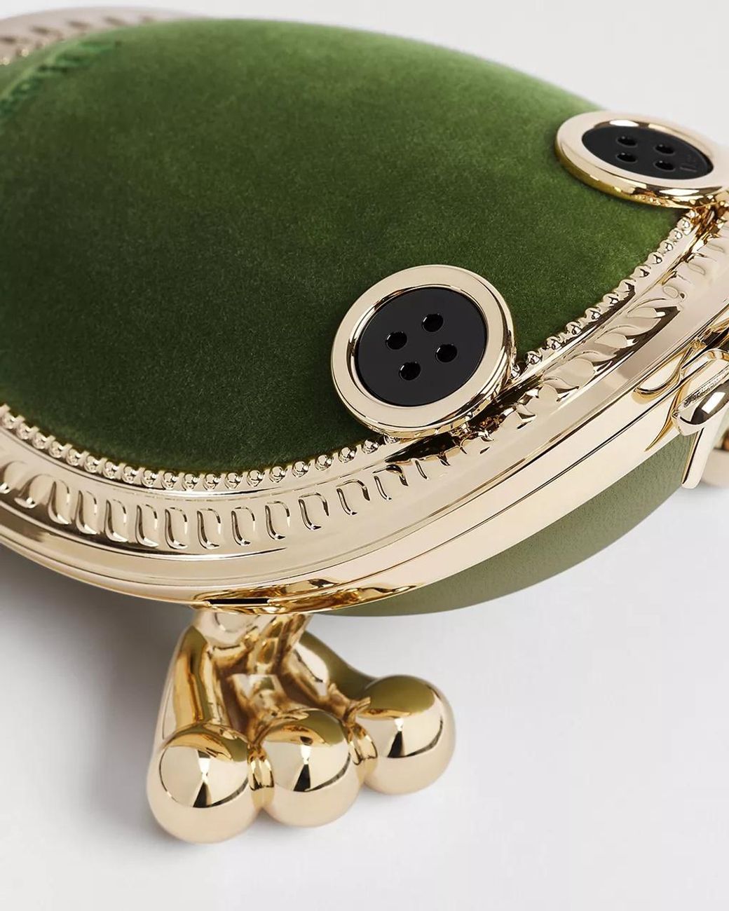 Dior Green Frog Minaudière Bag