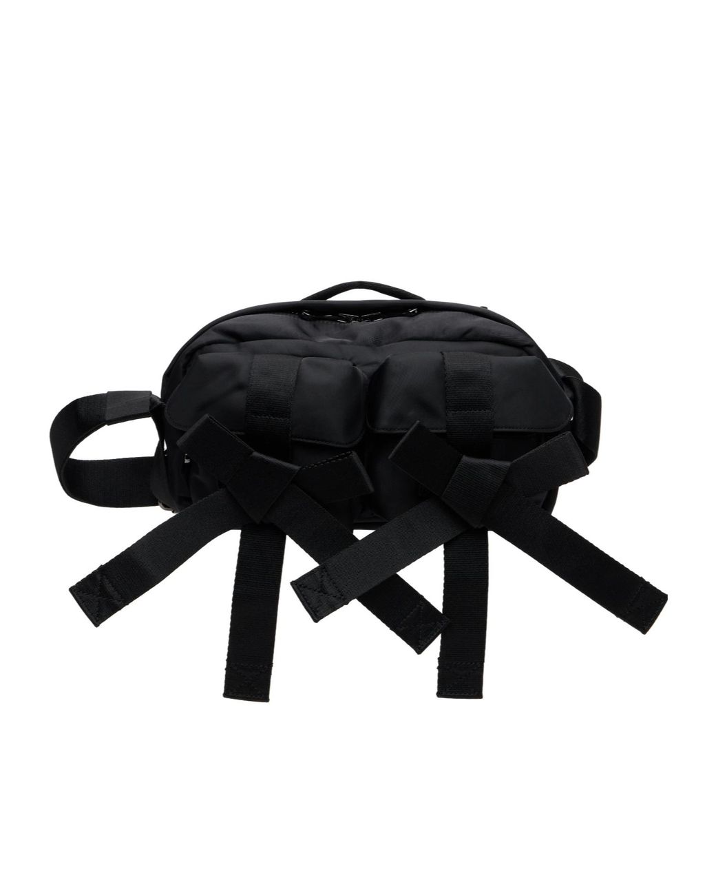 Simone Rocha Black Bow Shoulder Bag for men