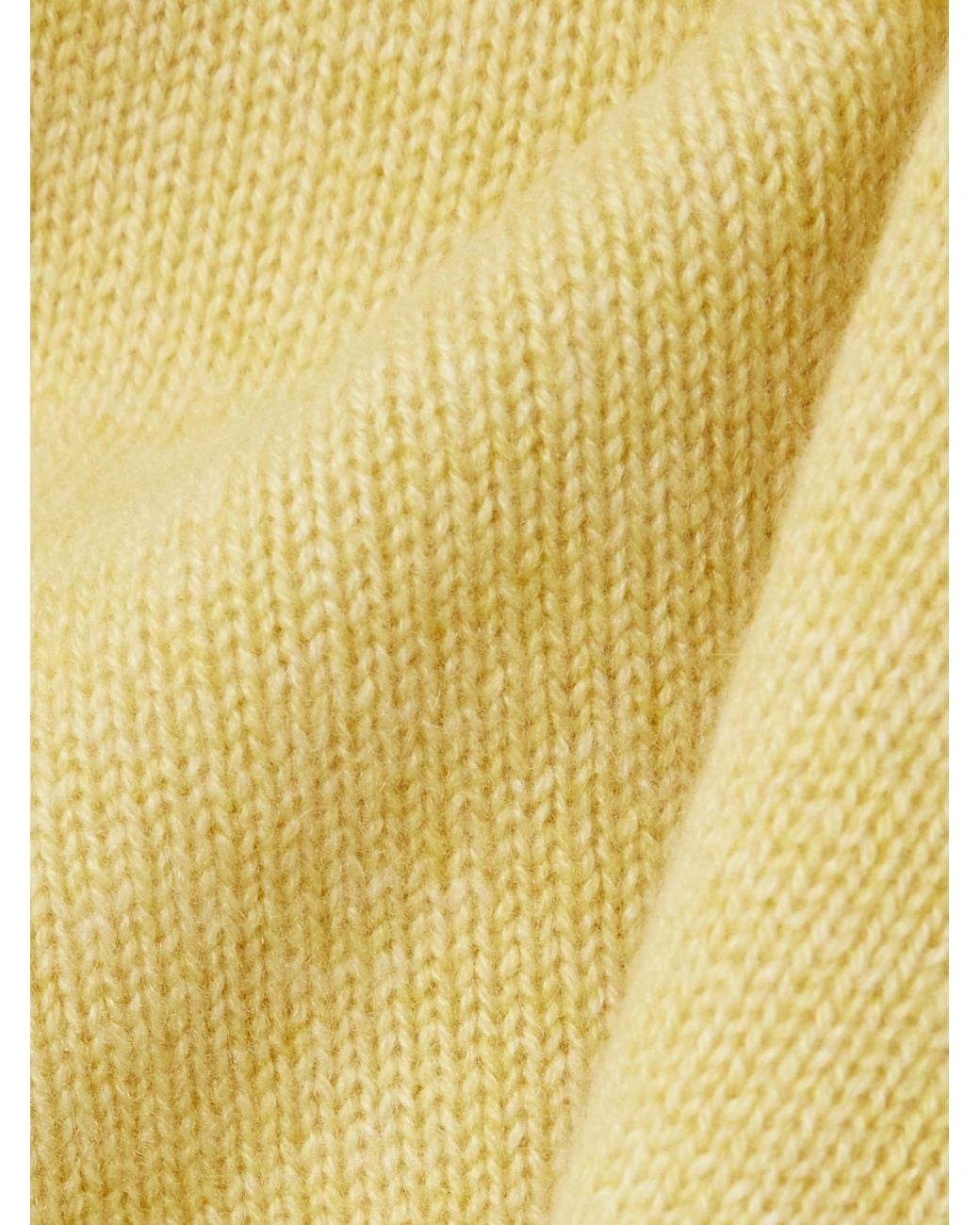 ÉTERNE Yellow Casual Long-Sleeve Sweater