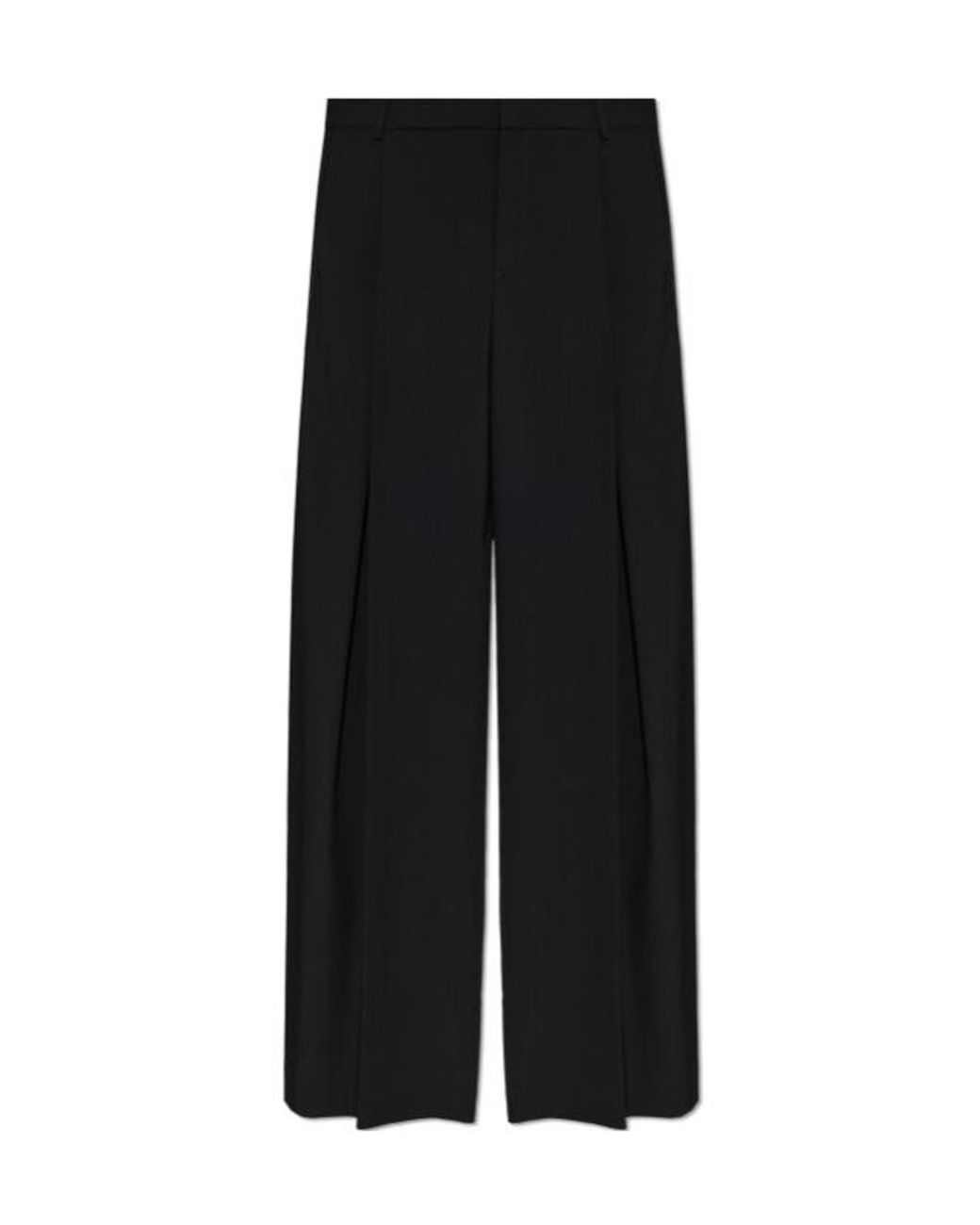 Casablanca Black Pleated Trousers for men