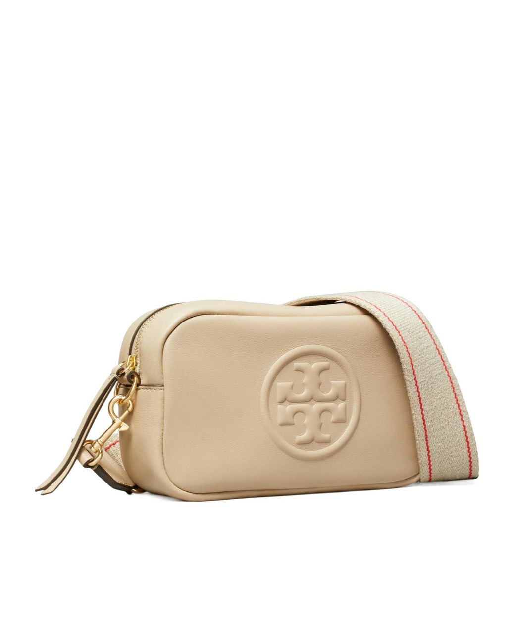 Tory Burch Natural Mini Miller Soft Crossbody Bag