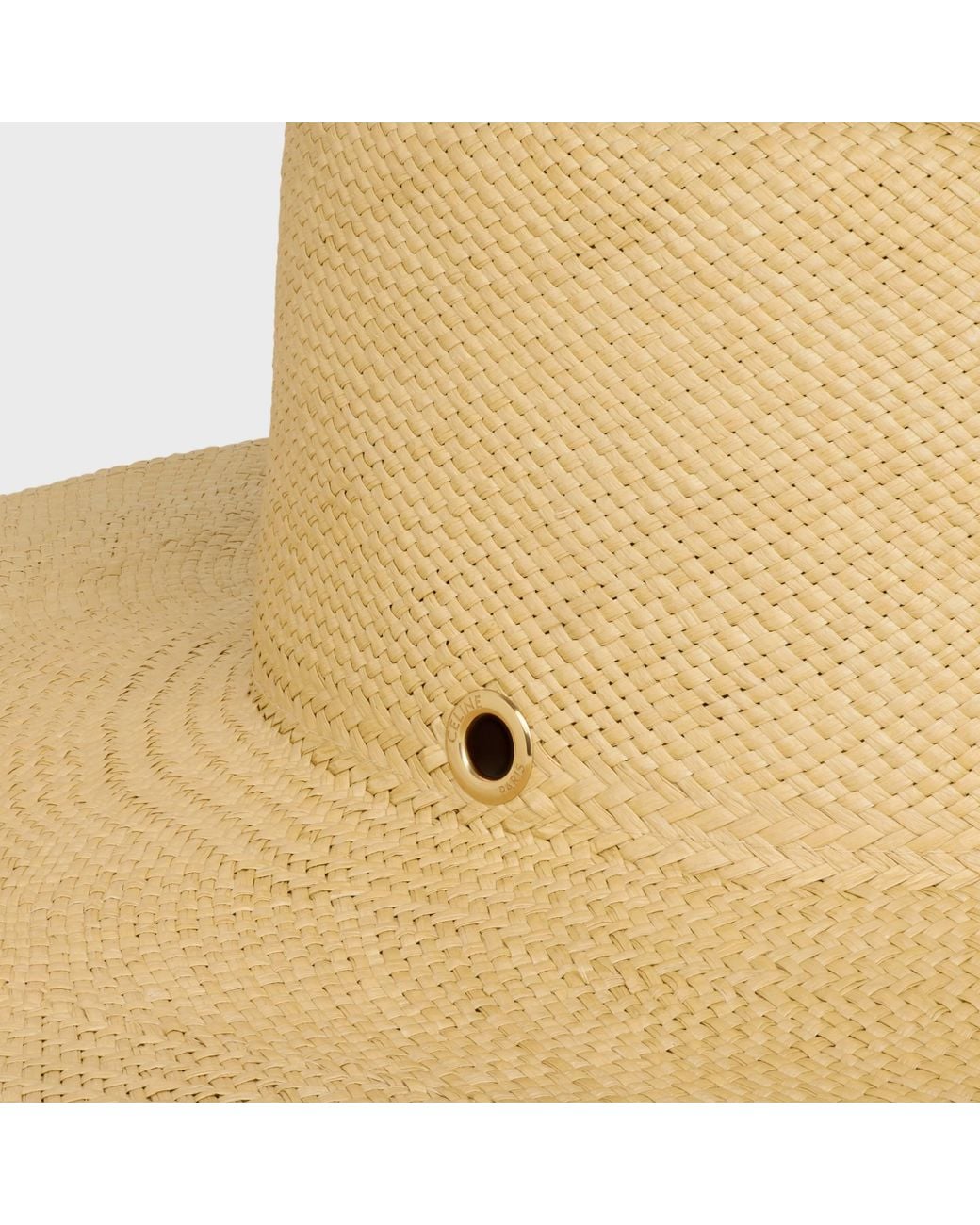 Céline Natural Ribbon Hat