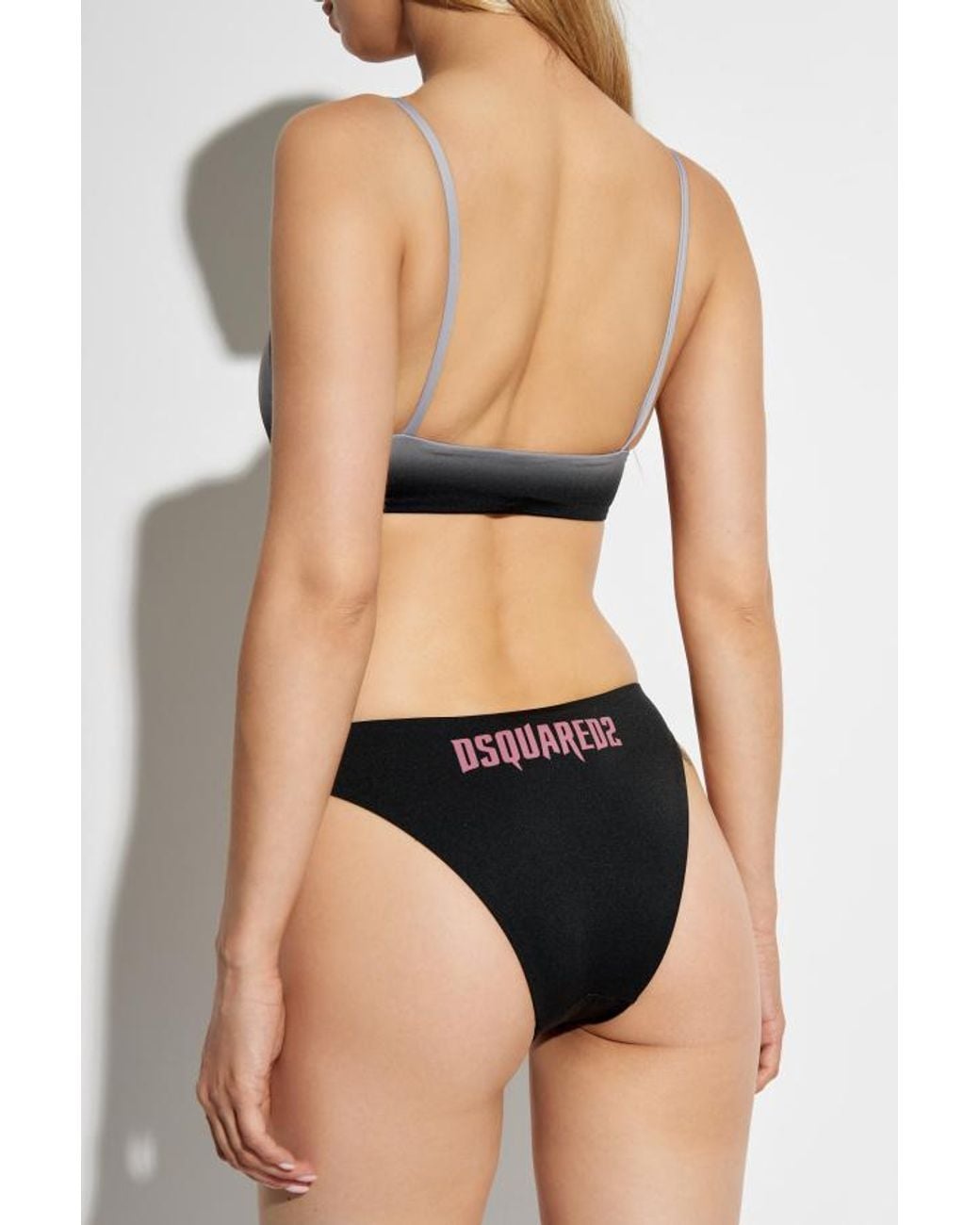 DSquared² Black Logo Swimming Trunks