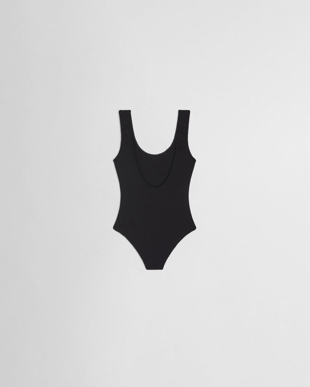 Phoebe Philo Black Scooped One Piece