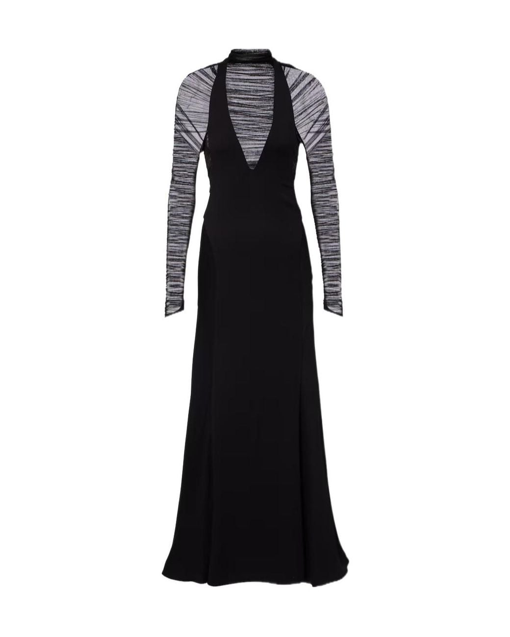 Christopher Esber Black Semi-Transparent Design Dress
