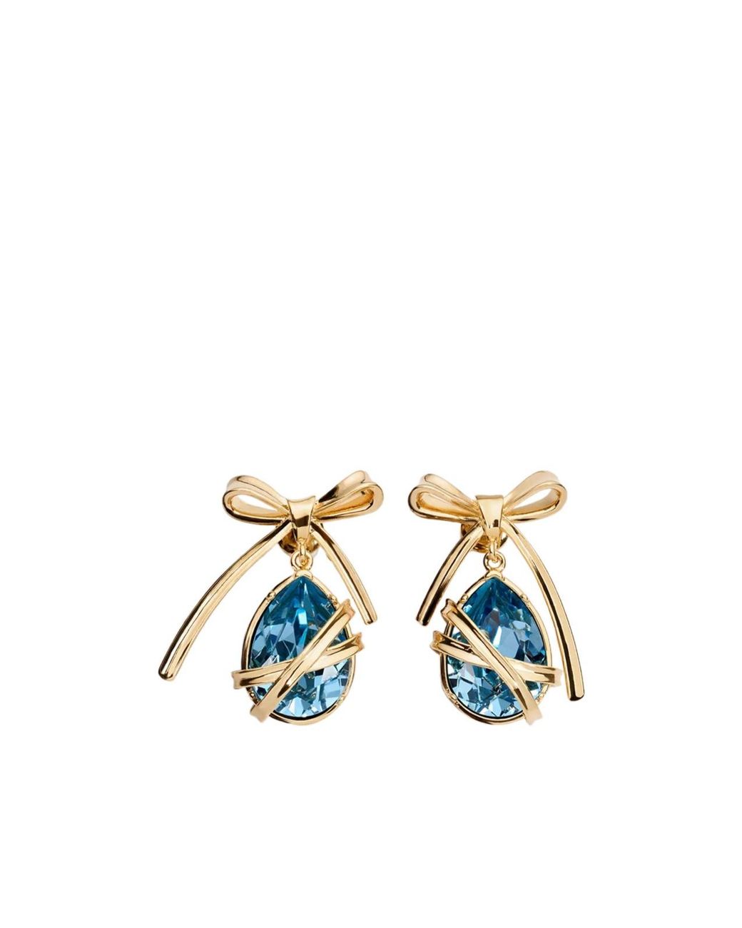 Dior Yellow Captured Drop Earrings