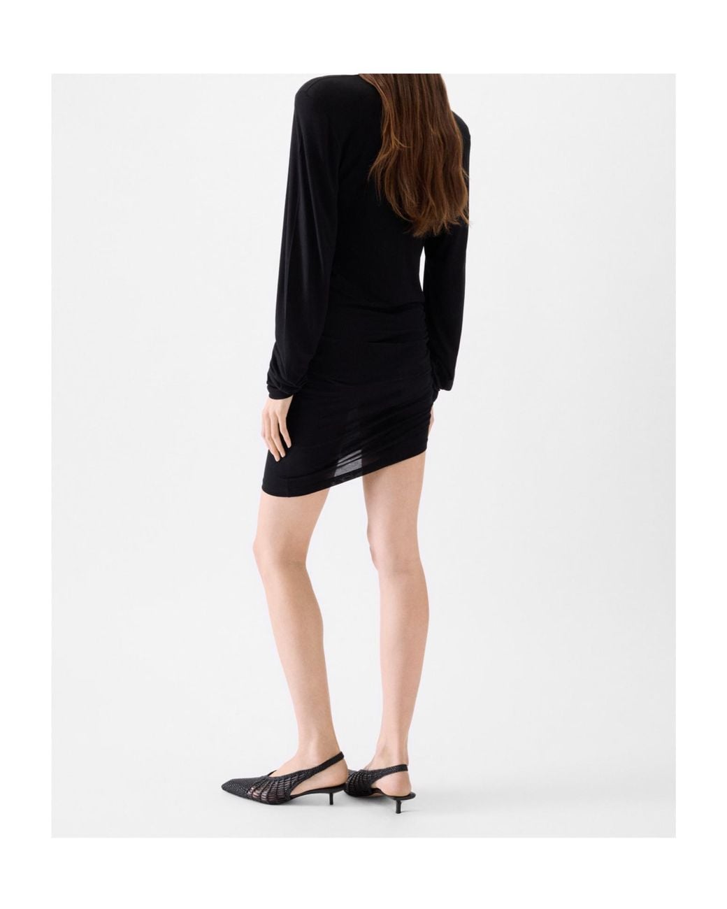 Jacquemus Black The Spallina Long-Sleeved Dress